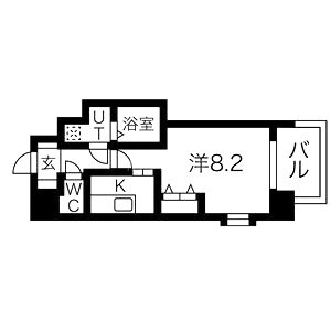 FRONT FIELD Tennojiの間取り図