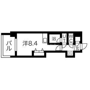 FRONT FIELD Tennojiの間取り図
