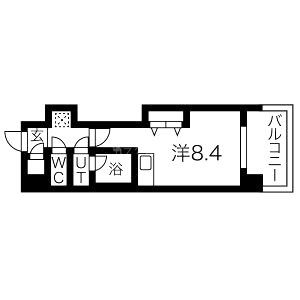 FRONT FIELD Tennojiの間取り図