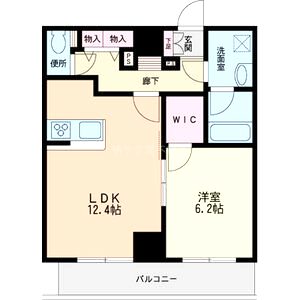 フォレステージュ北堀江の間取り図