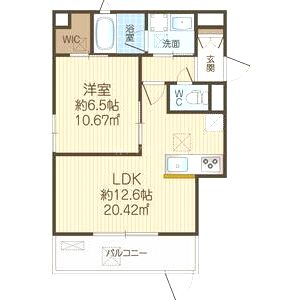 ローズメゾンYの間取り図