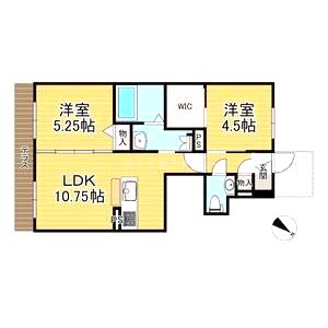シャーメゾン宝塚中山寺セントリビエの間取り図