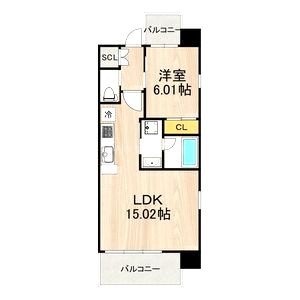 プレジオ今福鶴見の間取り図