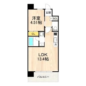 プレジオ今福鶴見の間取り図
