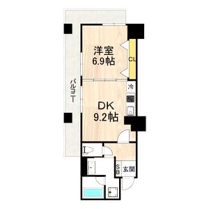 セントラル堺東の間取り図