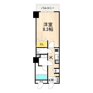 セントラル堺東の間取り図