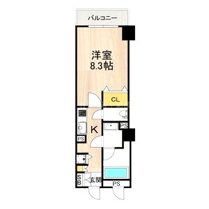 セントラル堺東の間取り図