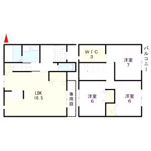 ラヴィアンローズの間取り図