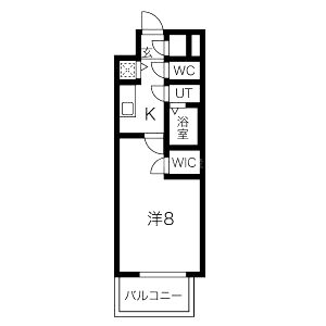 ワールドアイ阿波座パークサイドの間取り図