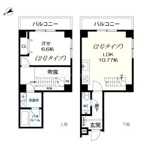 ZEUS難波SPACEの間取り図
