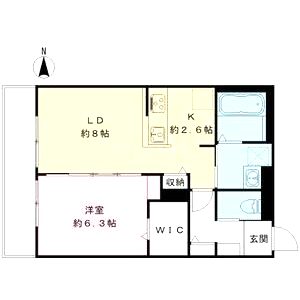 FELICE 七本松の間取り図