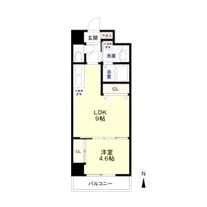 ビクトワール西大路御池の間取り図