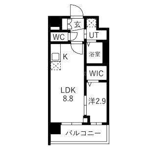 ソルテラス京都JUJO華の間取り図