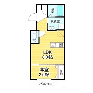 リアコート千里丘ISOUTHの間取り図