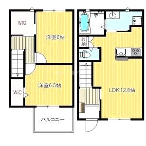 Sunplage B棟の間取り図