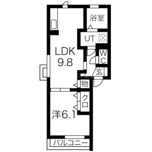 リセスイスラ 住居の間取り図