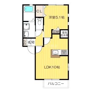 ポンリビエルの間取り図