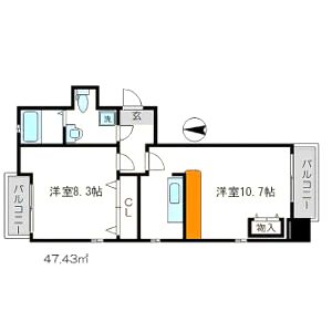グランドーリア西院の間取り図