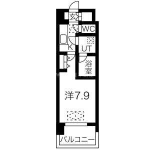 NORTH VILLAGE 伍番館の間取り図