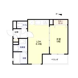 CASA CALMA上野口の間取り図