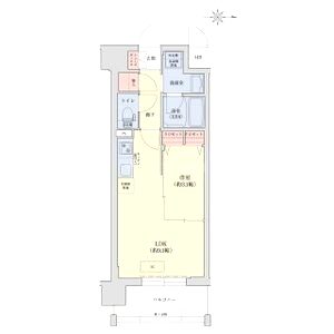 リシュドール梅小路の間取り図