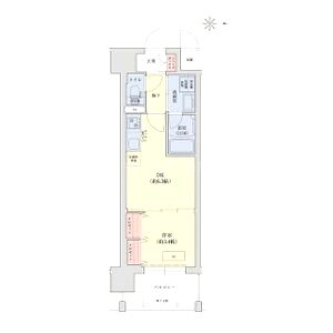 リシュドール梅小路の間取り図