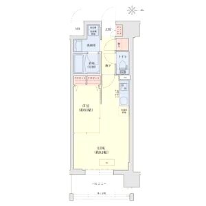 リシュドール梅小路の間取り図