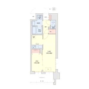 リシュドール梅小路の間取り図