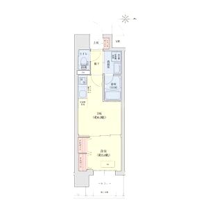 リシュドール梅小路の間取り図
