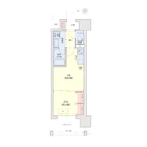 リシュドール梅小路の間取り図