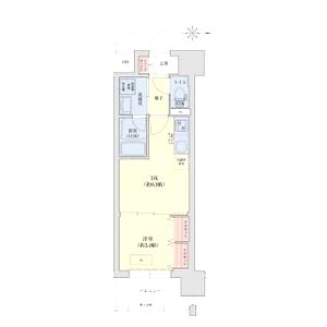 リシュドール梅小路の間取り図