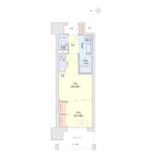 リシュドール梅小路の間取り図