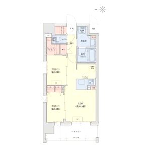 リシュドール梅小路の間取り図