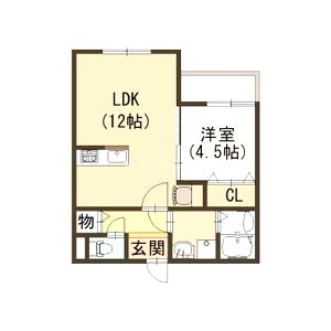ヴィエント南巽の間取り図