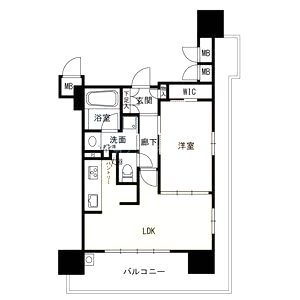 エスリード宝塚セミリアの間取り図