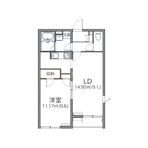 レオネクストシャルマンドミールの間取り図