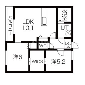 グランフィールドの間取り図