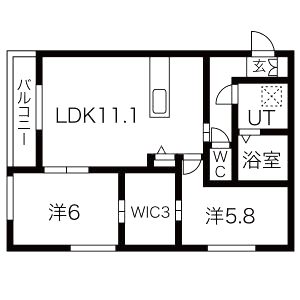 グランフィールドの間取り図
