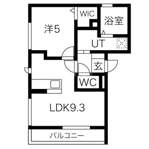 エル・ウイングの間取り図