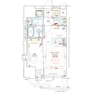 エステムコート大阪福島ルアーナの間取り図