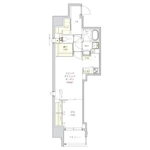 アーバネックス堺筋本町の間取り図