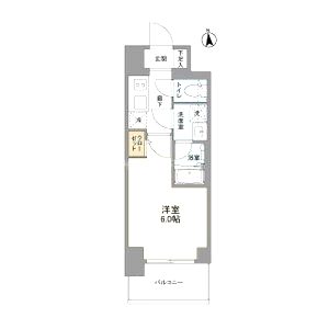 リヴェント難波ウエストの間取り図