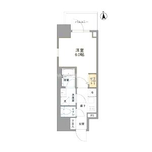 リヴェント難波ウエストの間取り図
