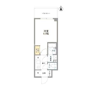 リヴェント難波ウエストの間取り図