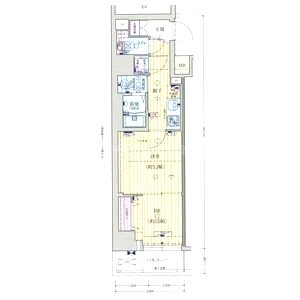 ファーストフィオーレ京都西陣の間取り図