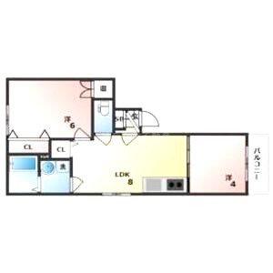 GRANDIR堺石津の間取り図