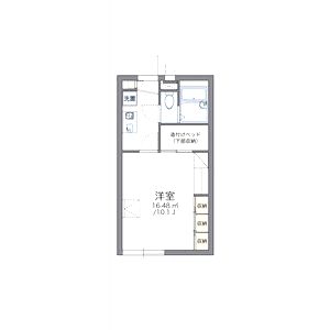 レオパレスショコラIIの間取り図