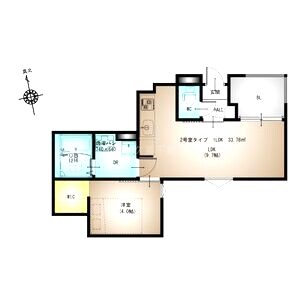 REGALEST初芝3の間取り図