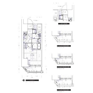 エステムコート心斎橋centralの間取り図