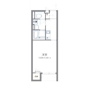 クレイノティーハイム リオンの間取り図